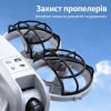 Квадрокоптер XKJ K100 MAX MINI — складаний міні-дрон з HD-камерою, FPV, Optical Flow, повним захистом пропелерів, пультом з екраном 3.15″, до 10 хвилин польоту, дальністю до 80 м, сірий